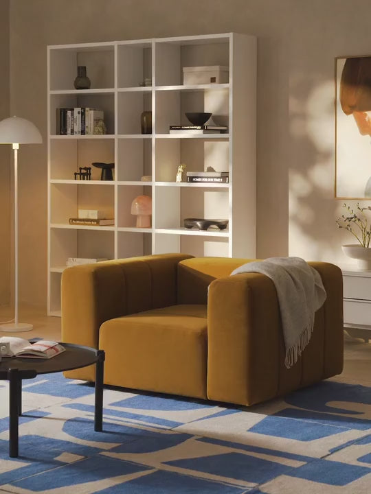 Deko Tekli Koltuk Koyu Hardal