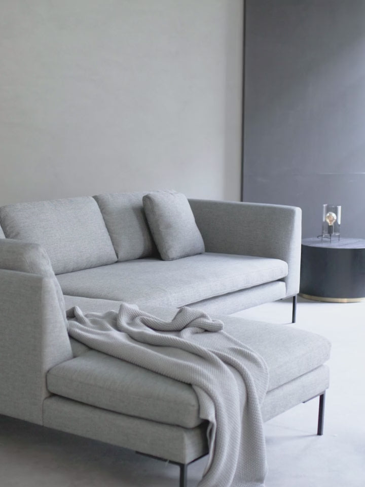 Sade Köşe Koltuk Koyu Gri