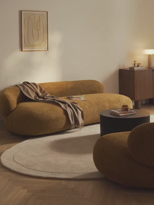 Siri Puf Üçlü Koltuk Aşıboyası Teddy