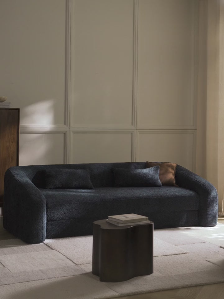 Fara Yataklı Üçlü Koltuk Antrasit Teddy