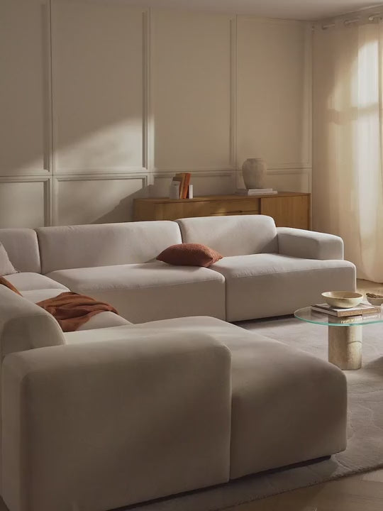 Mira Max Köşe Koltuk Kırık Beyaz