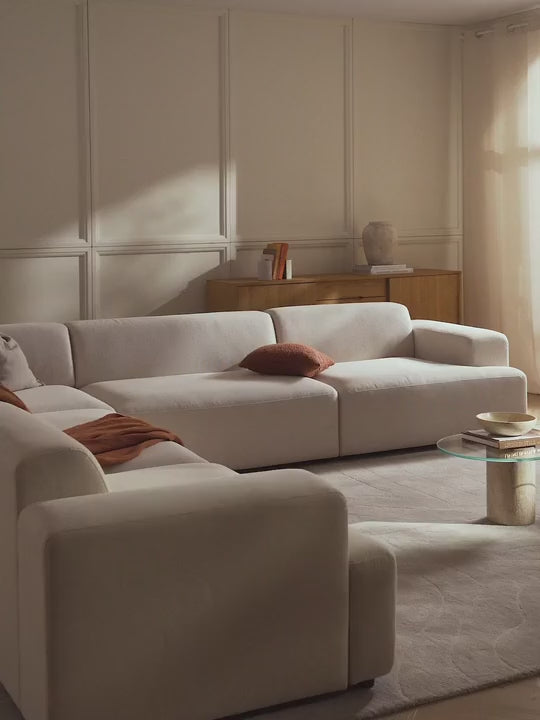 Mira Ultra Köşe Koltuk Kırık Beyaz