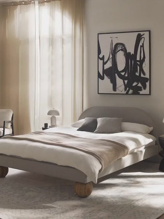 Mart Çift Kişilik Karyola Vizon