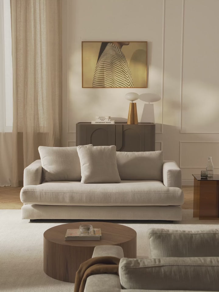 Model İkili Koltuk Açık Bej