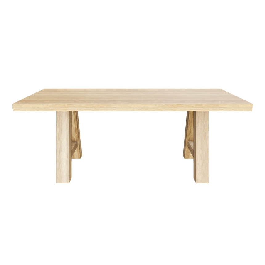 Bloom Ahşap Yemek Masası Koyu Meşe