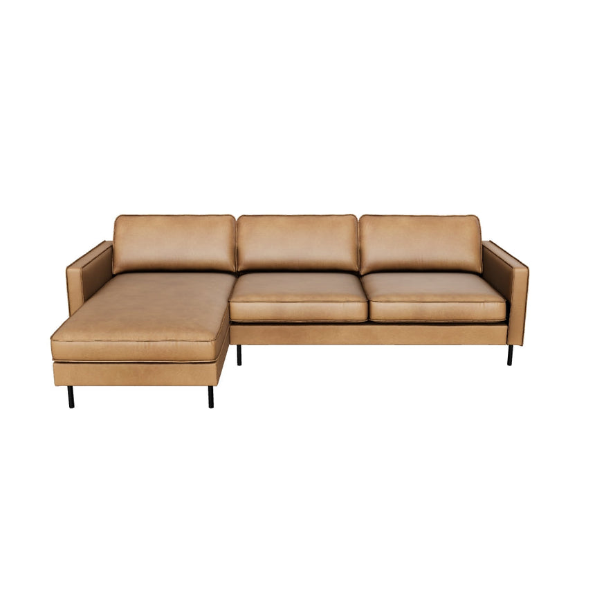 Brooks Köşe Koltuk Taba Kahve