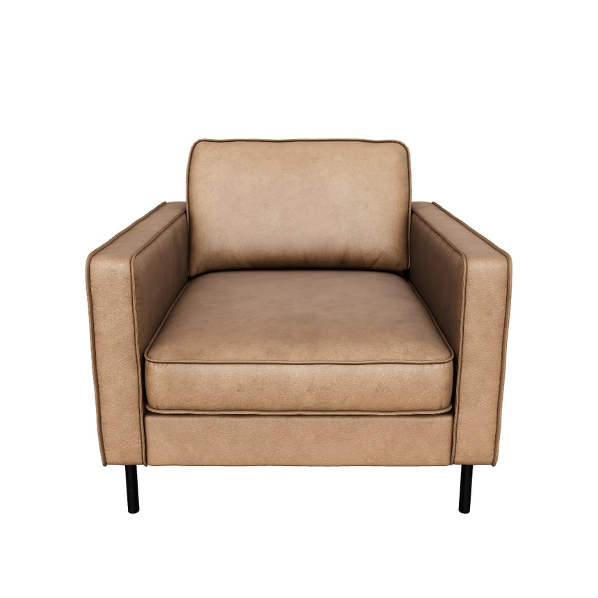 Brooks Tekli Koltuk Taba Kahve