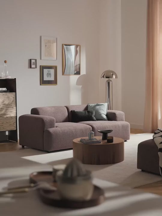 Mira İkili Koltuk Antik Pembe