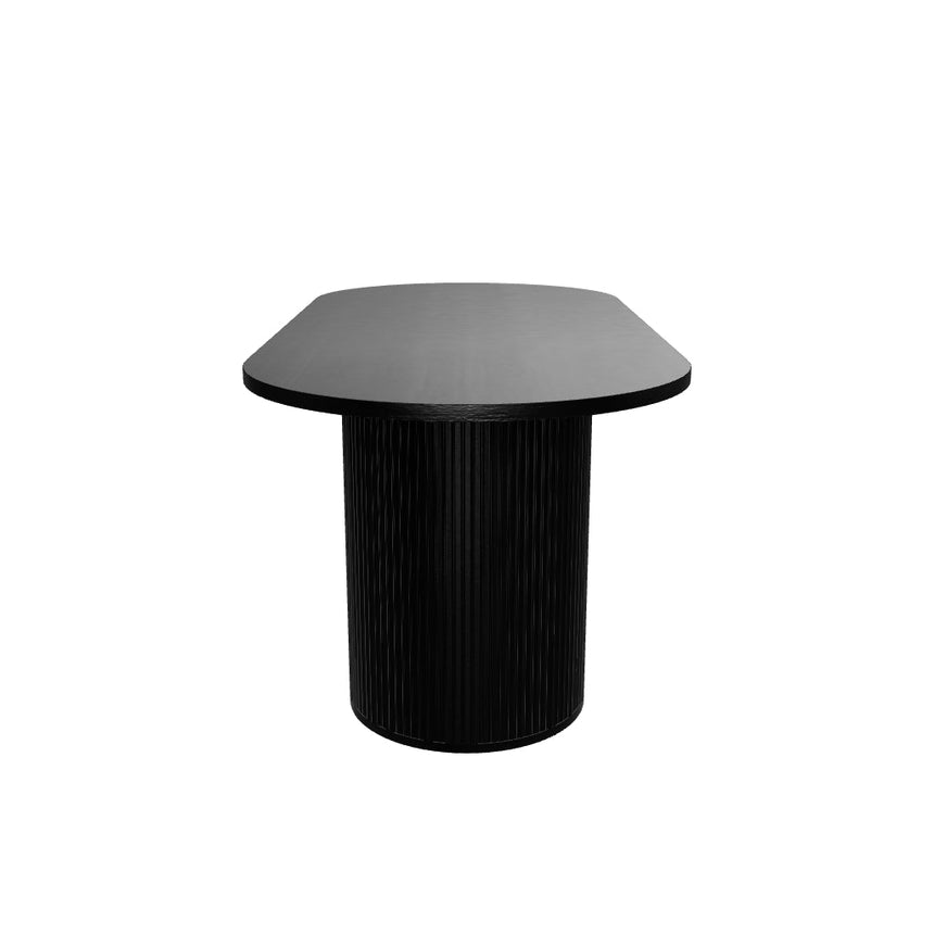 Chelsea Ahşap Yemek Masası Siyah