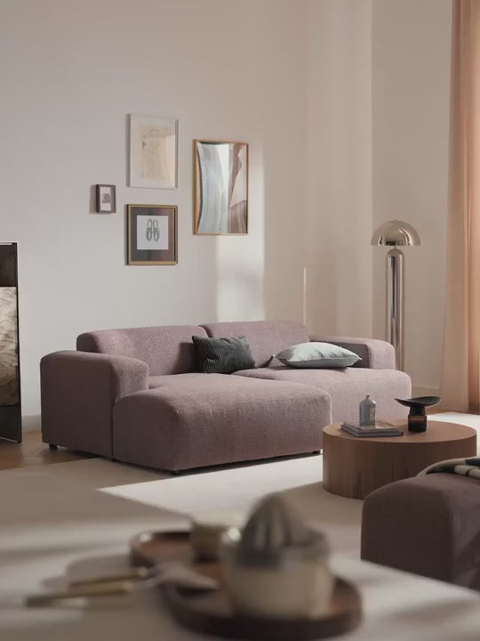 Mira Köşe Koltuk Antik Pembe