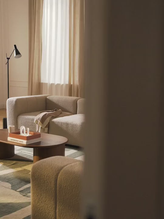 Deko Dörtlü Koltuk Açık Bej Bukle