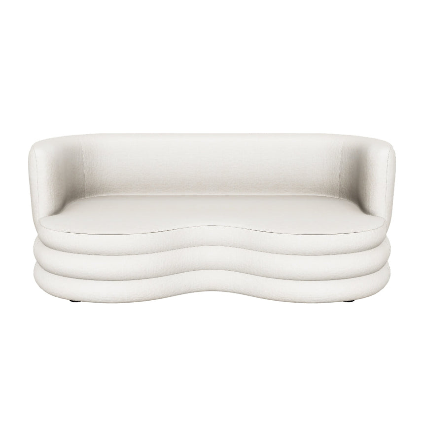 Daisy Puf Üçlü Koltuk Kırık Beyaz