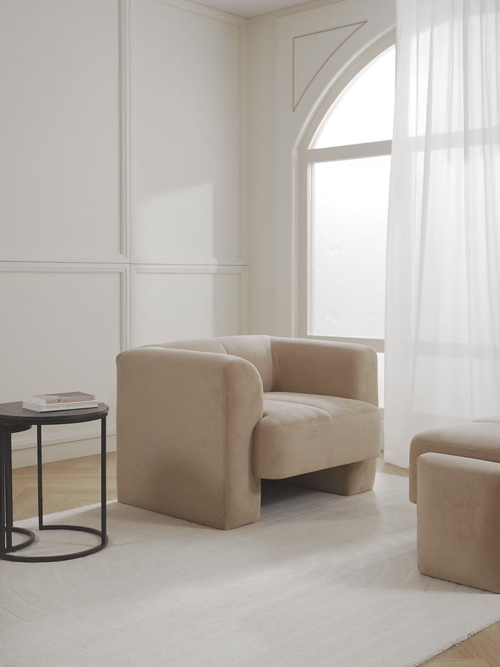 Sen Tekli Koltuk Bej