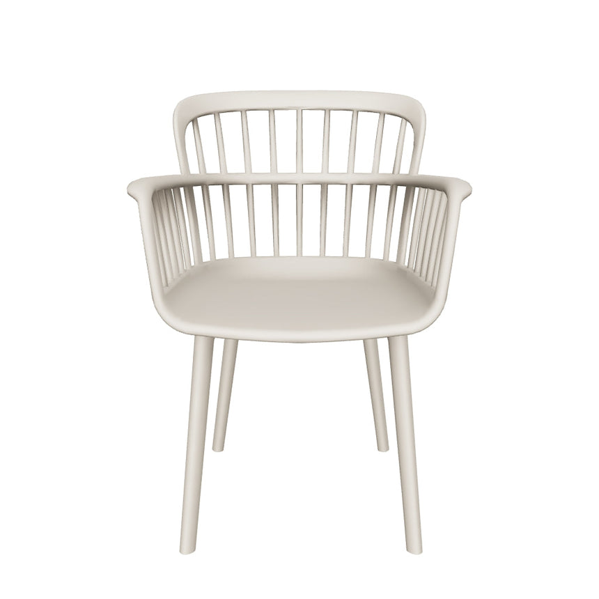 Eva P Polipropilen Sandalye Bej