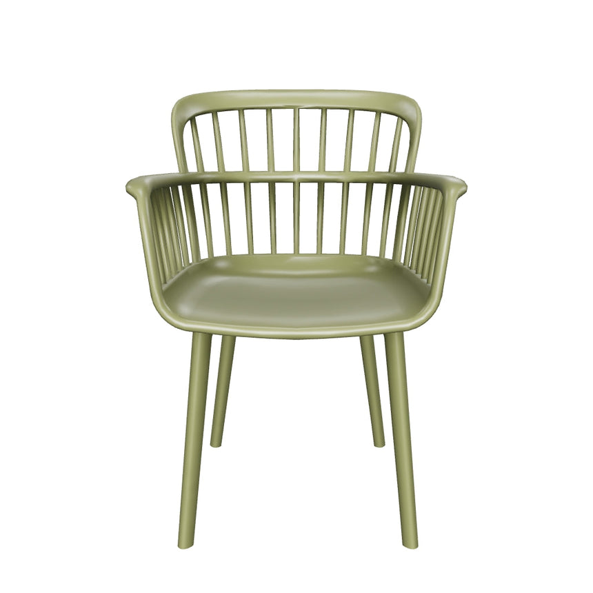 Eva P Polipropilen Sandalye Haki Yeşil
