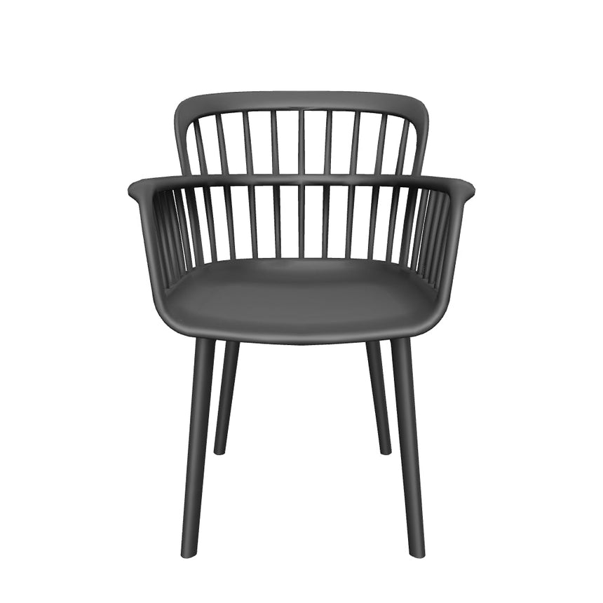 Eva P Polipropilen Sandalye Siyah