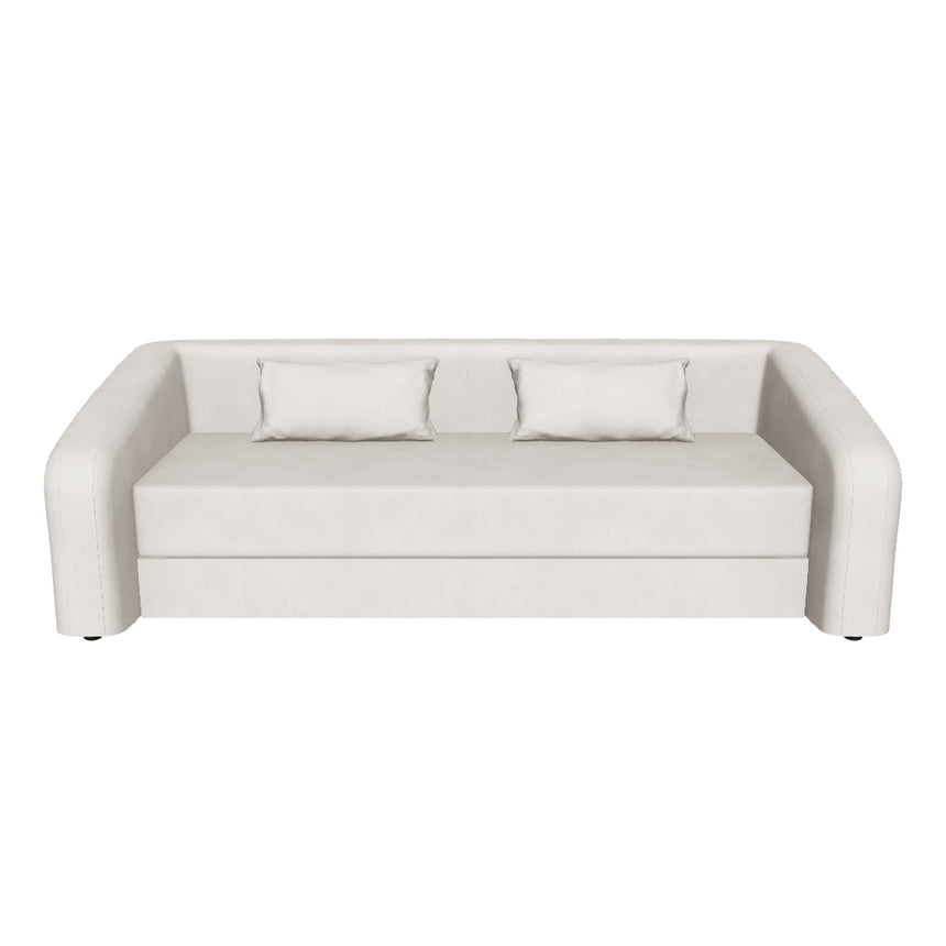 Fara Yataklı Üçlü Koltuk Açık Gri