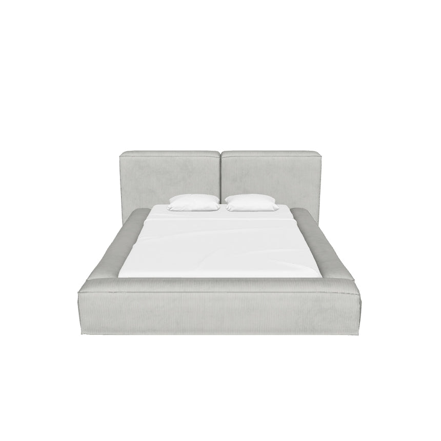 Lego Çift Kişilik Karyola Gri Fitilli