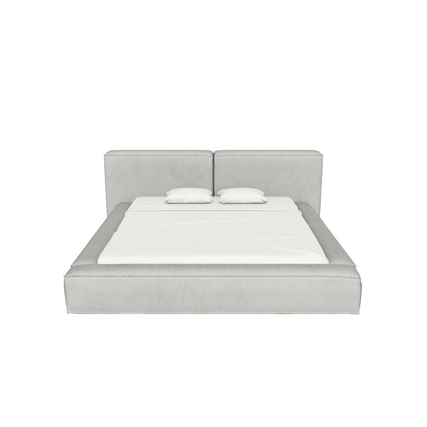 Lego Çift Kişilik Karyola Gri Fitilli