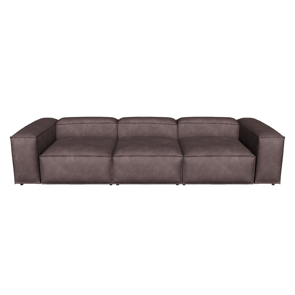 Lego Dörtlü Koltuk Gri Kahve