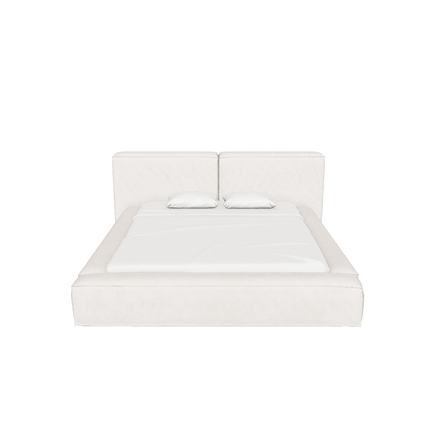 Lego Çift Kişilik Karyola Bej Fitilli