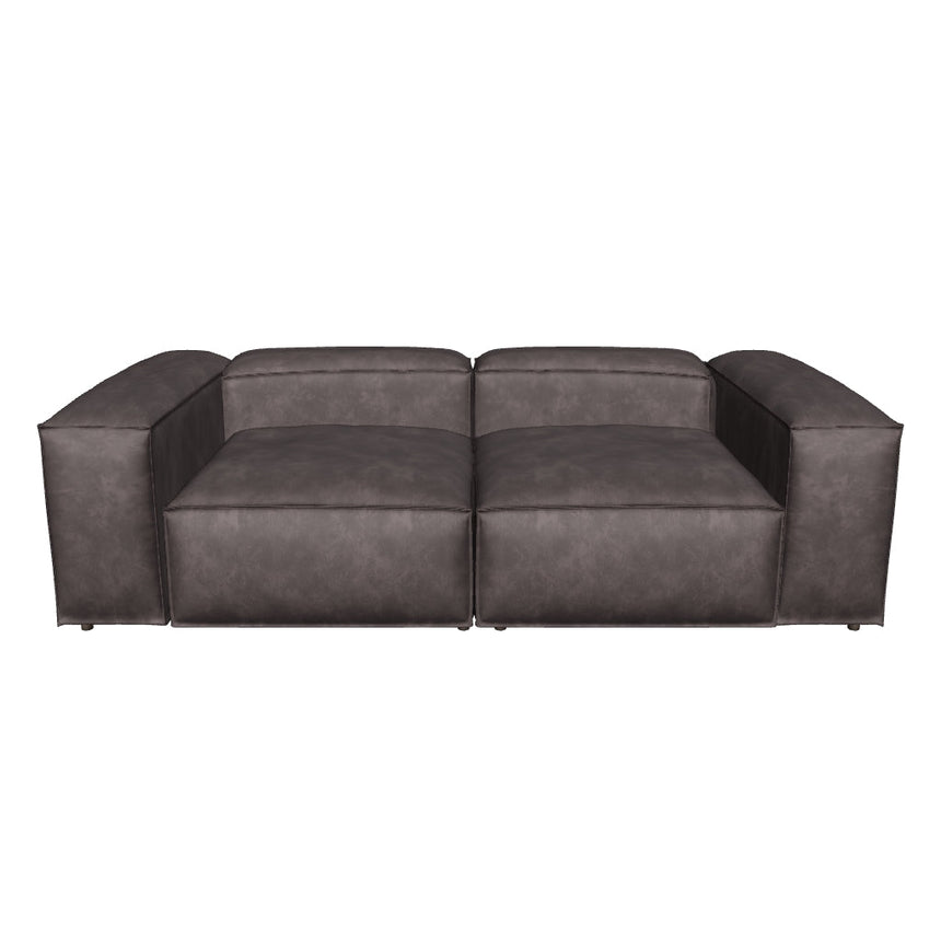 Lego Üçlü Koltuk Gri Kahve