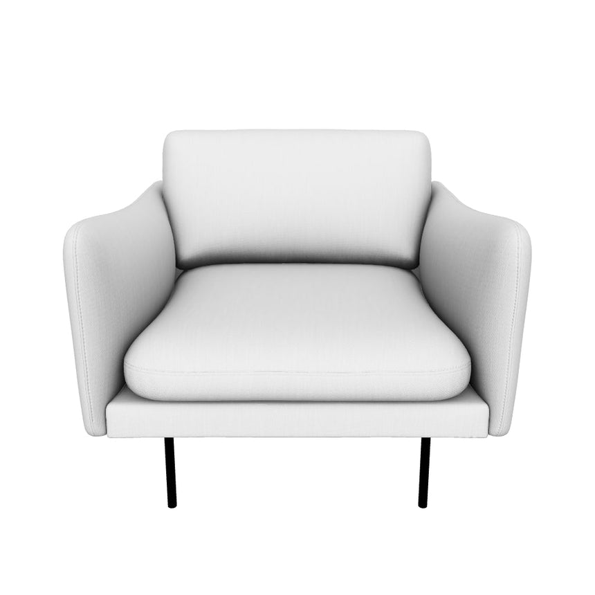 Marin Tekli Koltuk Açık Gri