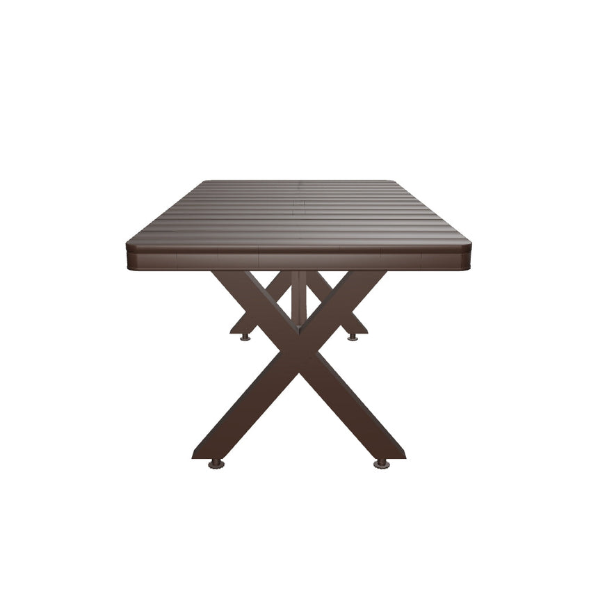 Maroon Polipropilen Yemek Masası Venge