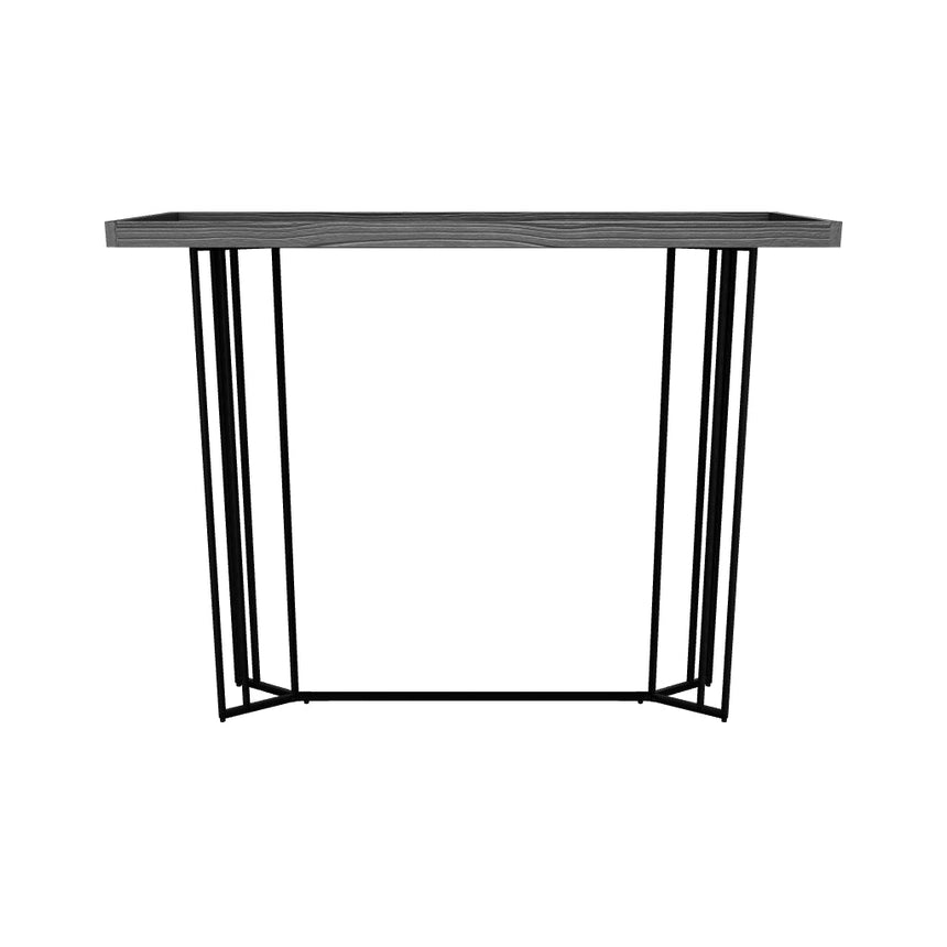 Minsk Ahşap Tablalı Metal Ayaklı Dresuar Siyah