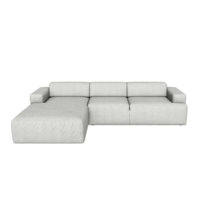 Mira Large Köşe Koltuk Gri Fitilli