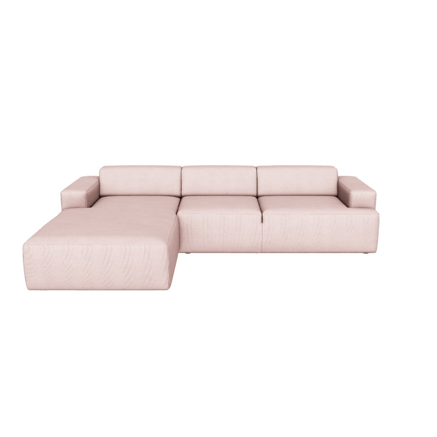 Mira Large Köşe Koltuk Pembe Fitilli