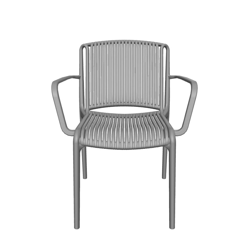 Nes Kollu Polipropilen Sandalye Antrasit