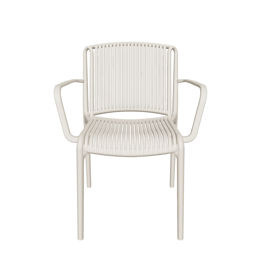 Nes Kollu Polipropilen Sandalye Bej