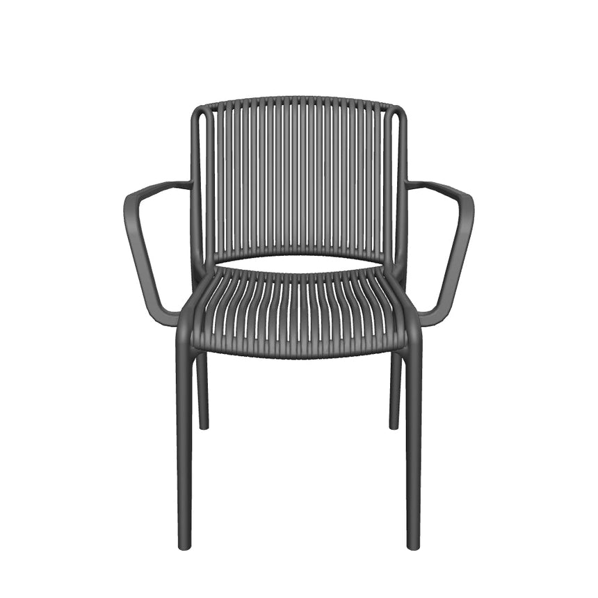 Nes Kollu Polipropilen Sandalye Siyah