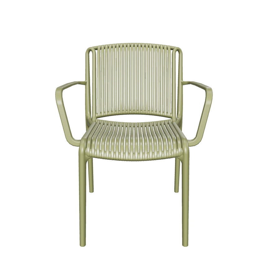 Nes Kollu Polipropilen Sandalye Yeşil