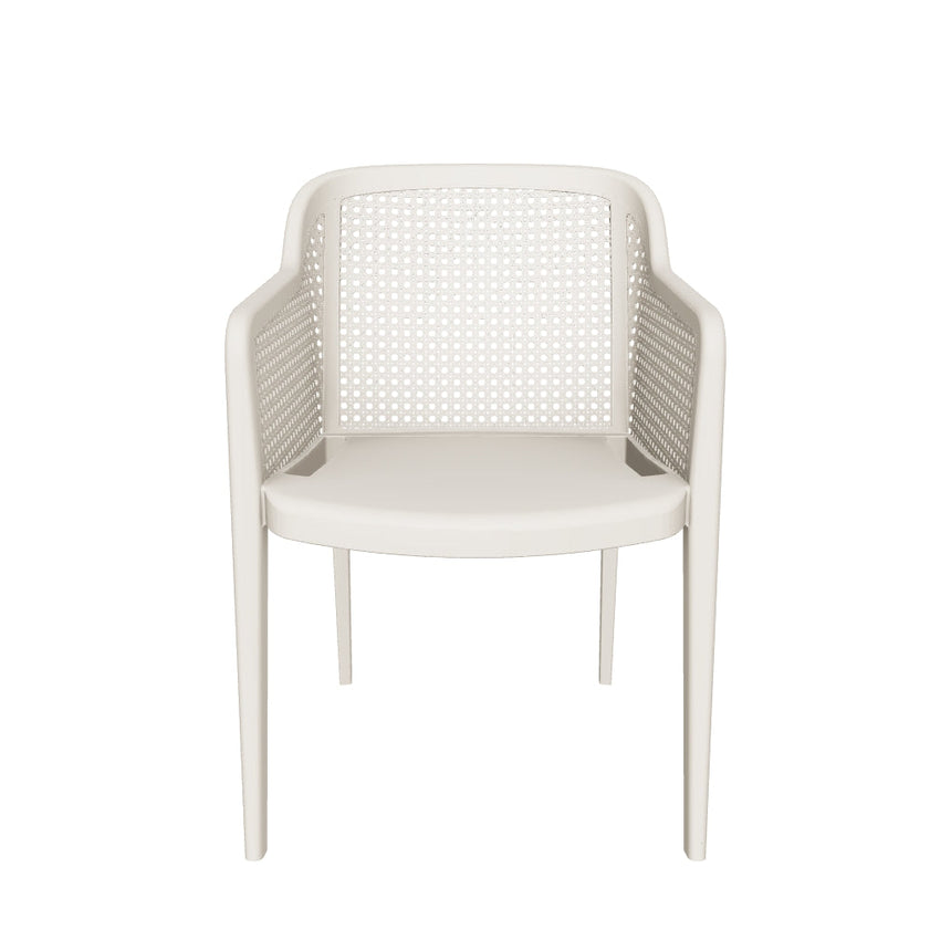 Octa Hazeran Görünümlü Polipropilen Sandalye Bej