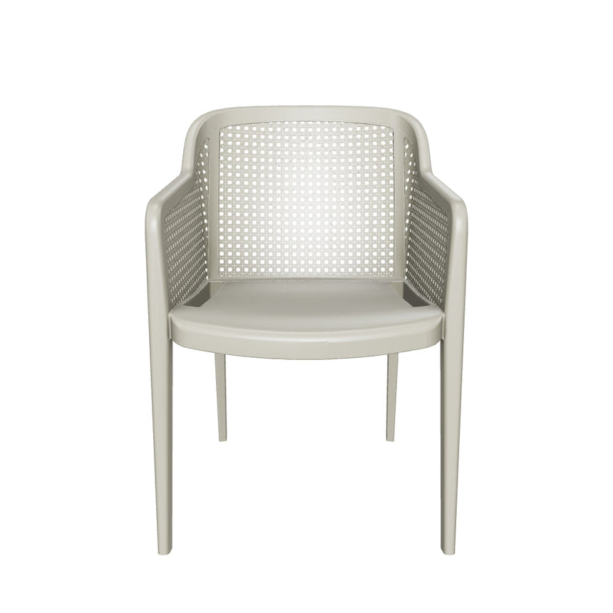 Octa Hazeran Görünümlü Polipropilen Sandalye Çimento Grisi