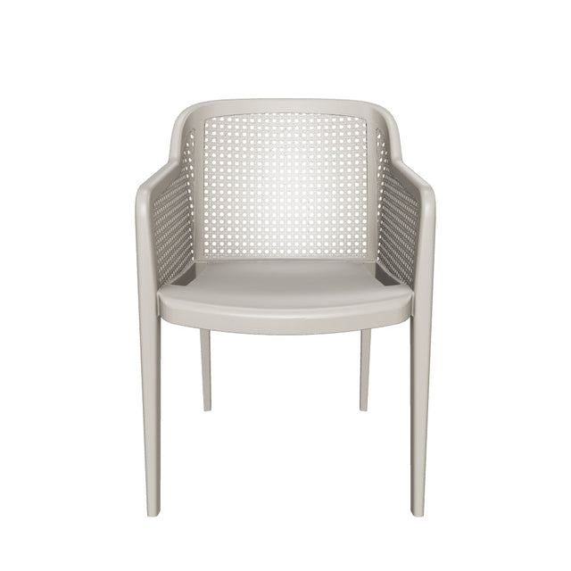 Octa Hazeran Görünümlü Polipropilen Sandalye Vizon - 4 adet