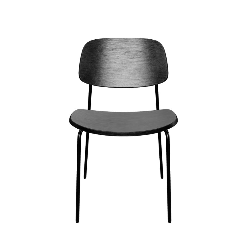 Omada Ahşap Sandalye Siyah