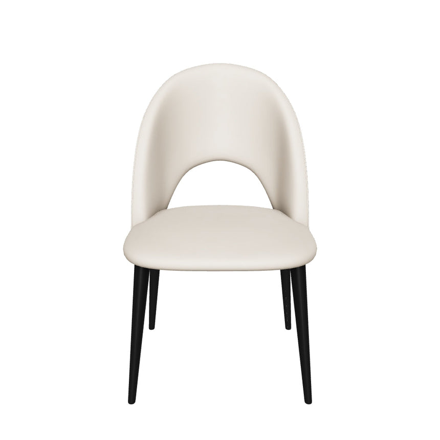 Poli Kumaş Sandalye Krem