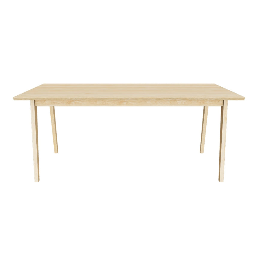 Rico Dikdörtgen Ahşap Yemek Masası Natürel