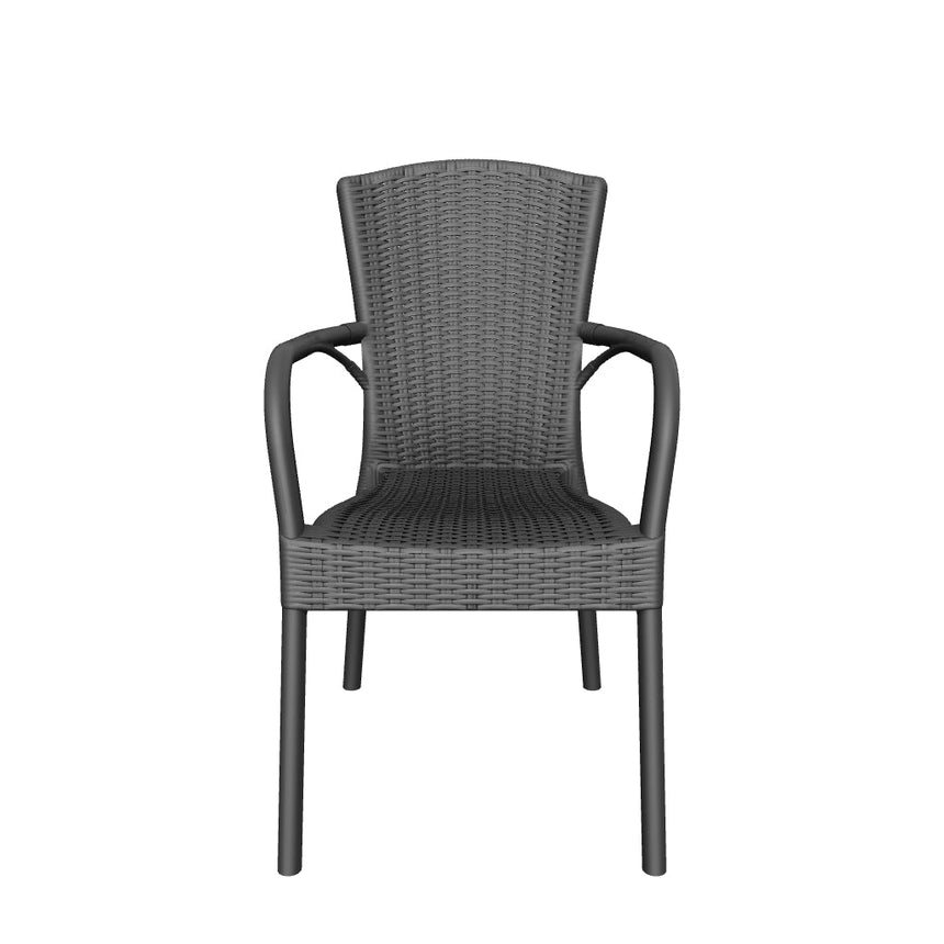 Royal Rattan Görünümlü Polipropilen Sandalye Venge