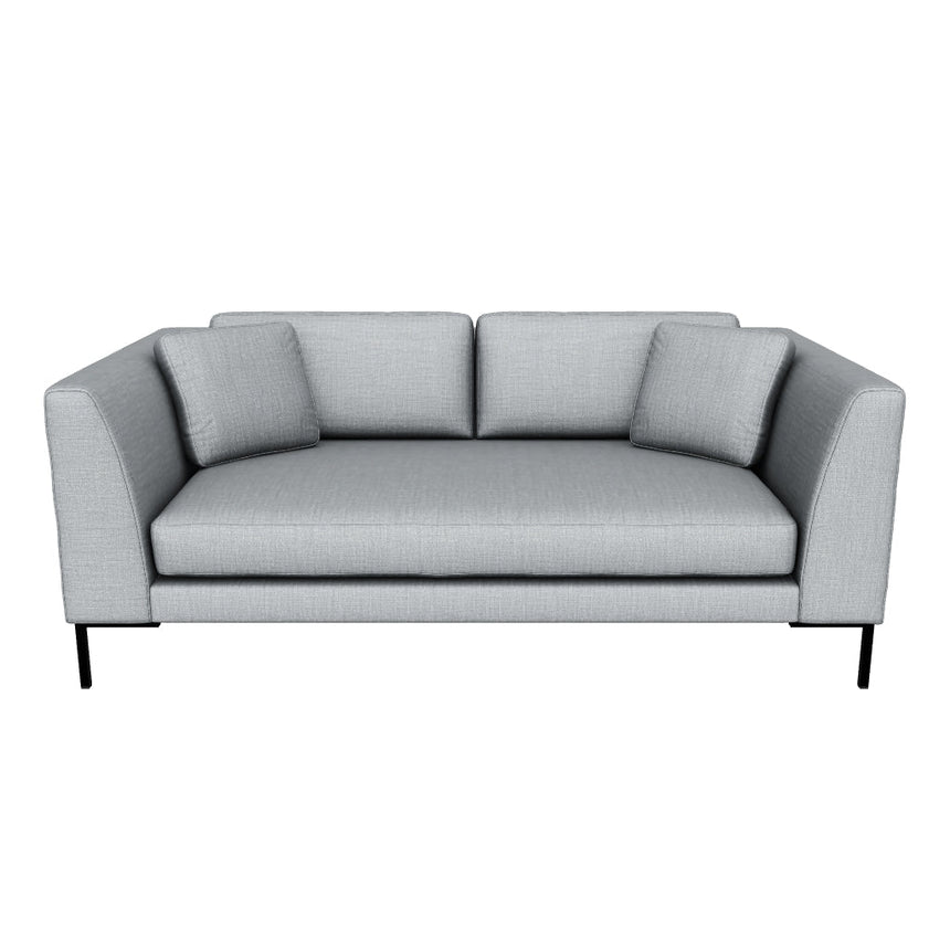 Sade İkili Koltuk Koyu Gri