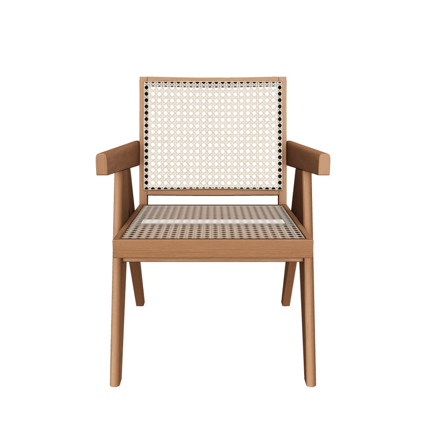 Sara Hazeran İşlemeli Ahşap Koltuk Ceviz