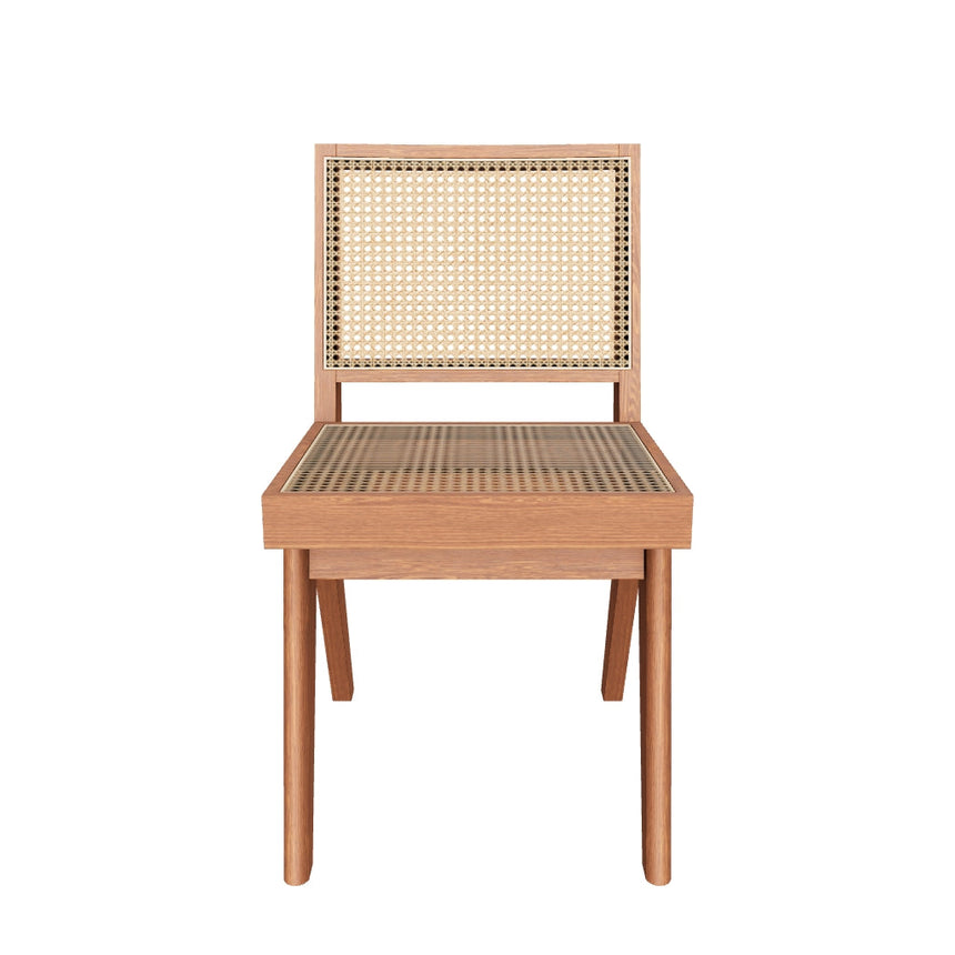 Sara Hazeran İşlemeli Ahşap Sandalye Ceviz