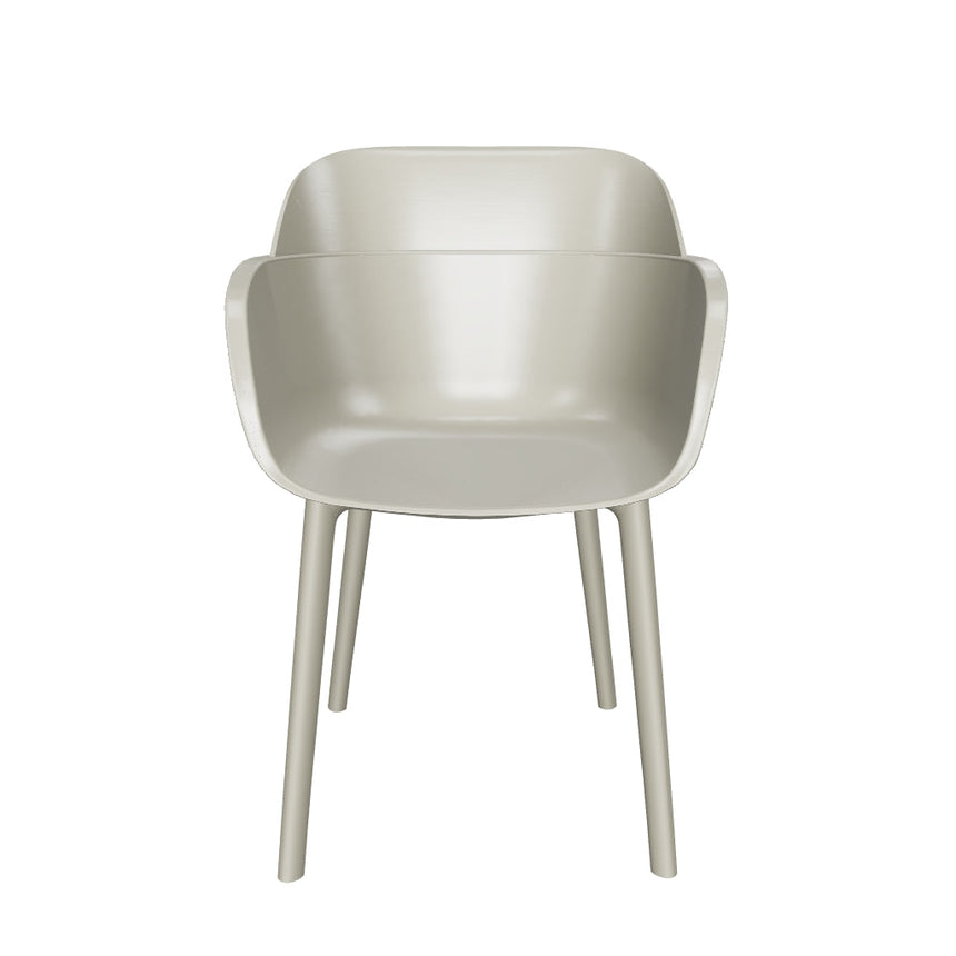 Shell P Kollu Polipropilen Sandalye Çimento Grisi