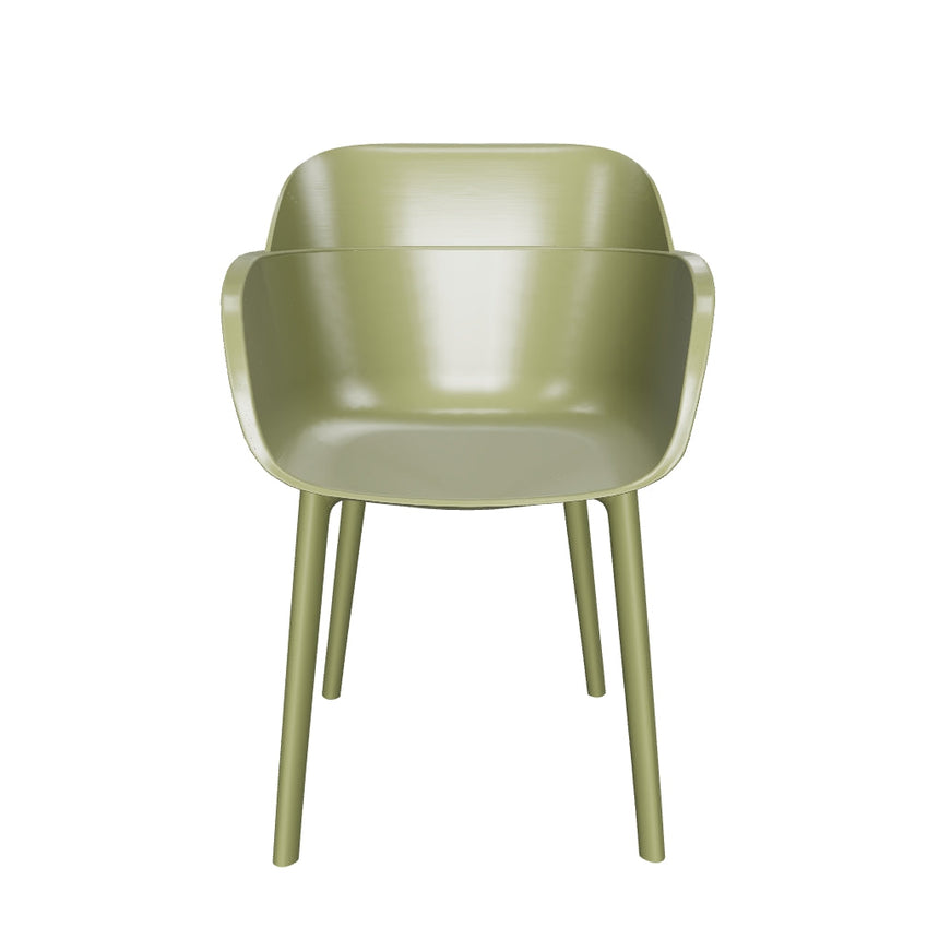 Shell P Kollu Polipropilen Sandalye Haki Yeşil