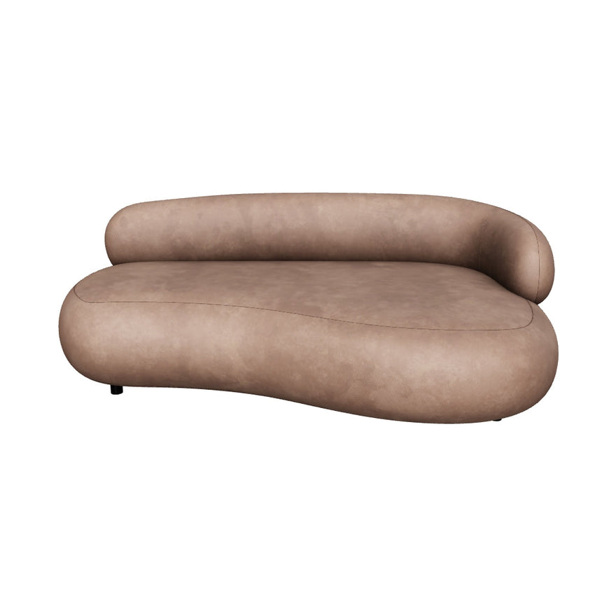 Siri Puf İkili Koltuk Koyu Kahve