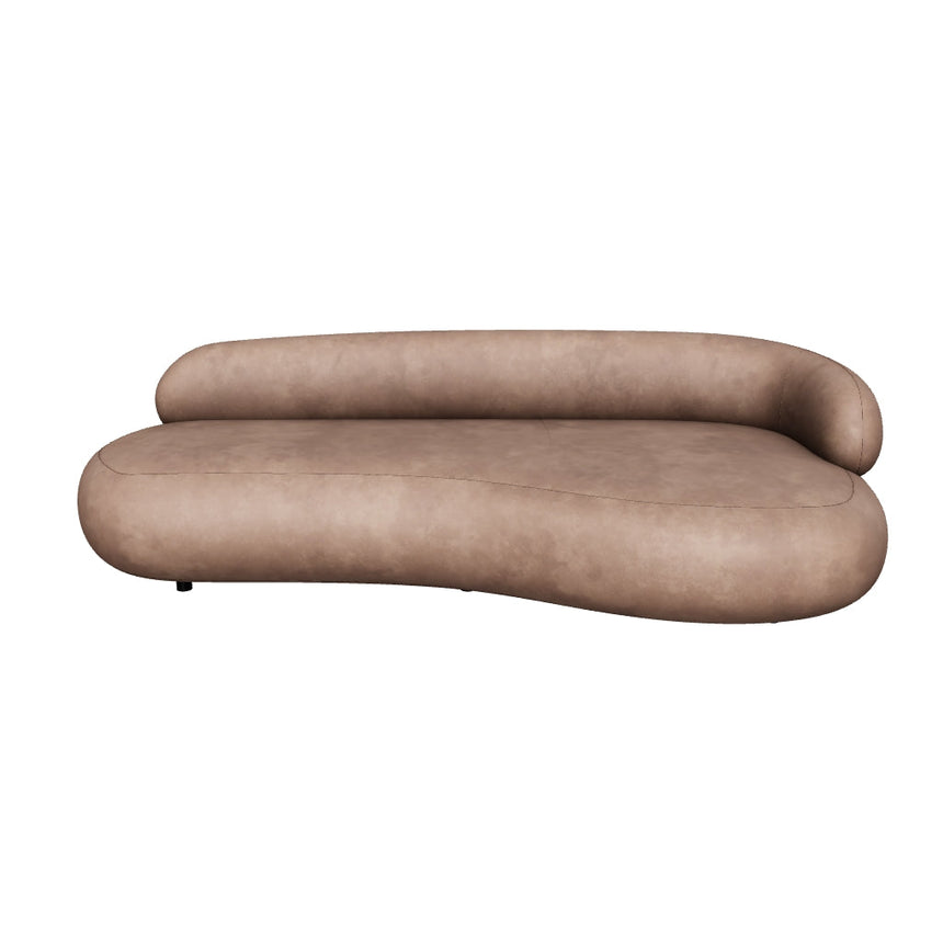 Siri Puf Üçlü Koltuk Koyu Kahve