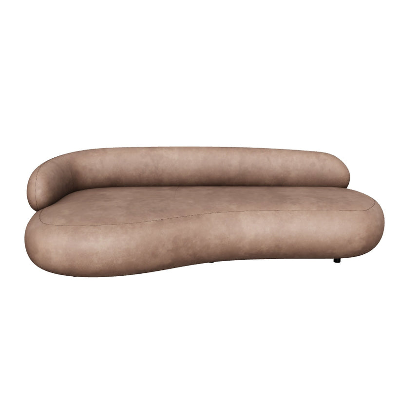 Siri Puf Üçlü Koltuk Koyu Kahve